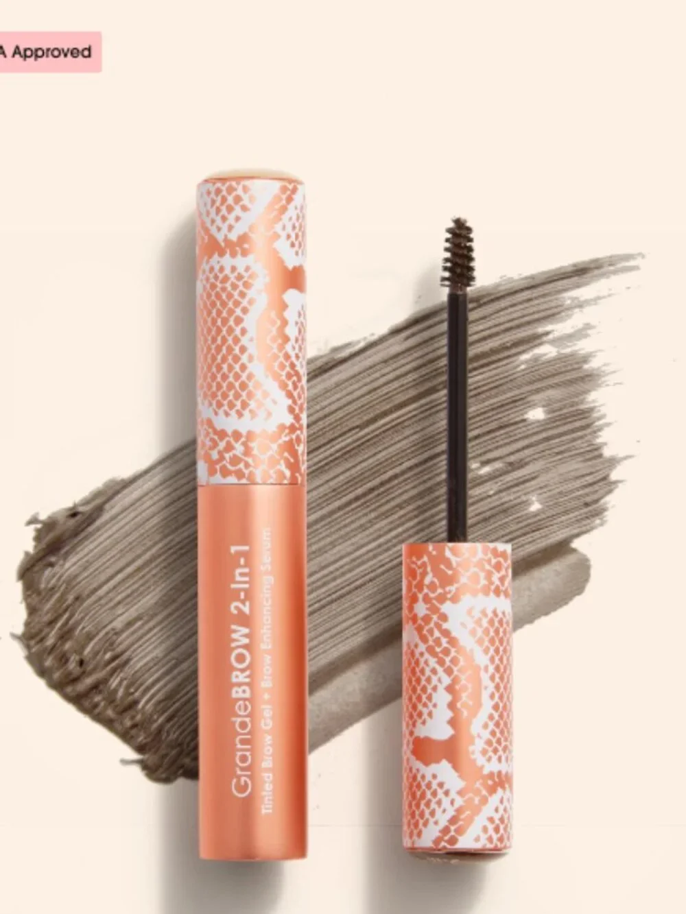 NWT Grande Cosmetics GrandeBROW 2in1 Tinted Brow Gel
